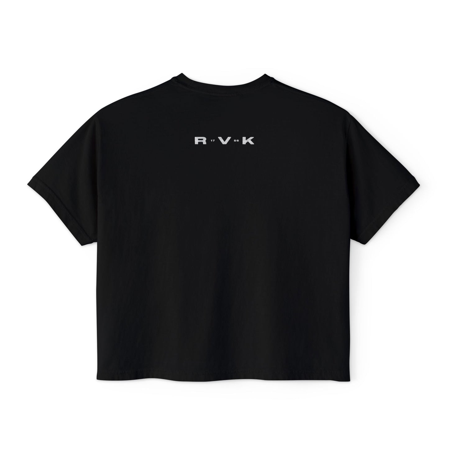 Women's Box Tee - Reykjavík Minimalist Modern Iceland Streetwear