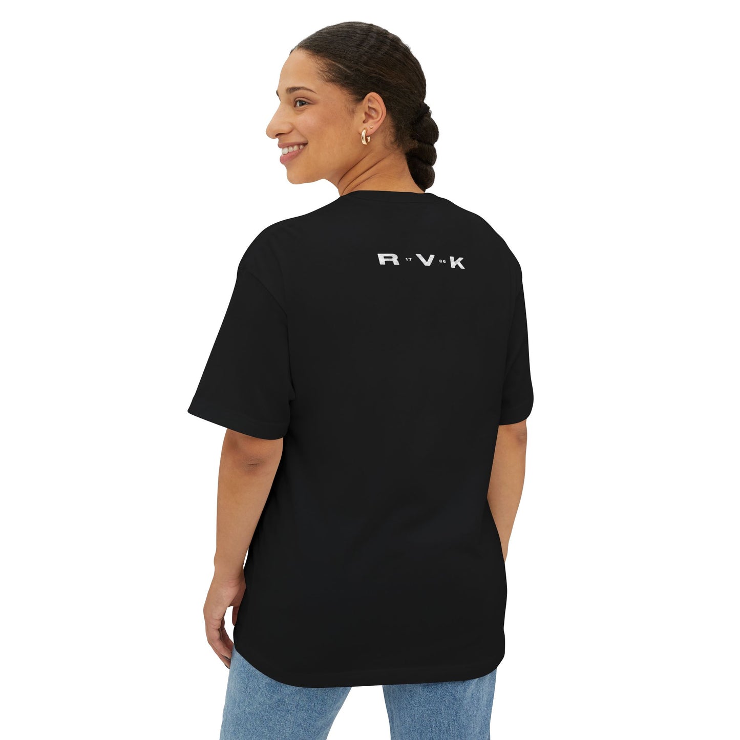 Reykjavík Boxy Tee - Oversized Unisex T-Shirt for Travelers, Urban Chic Style