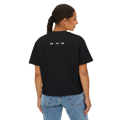 Women's Box Tee - Reykjavík Minimalist Modern Iceland Streetwear