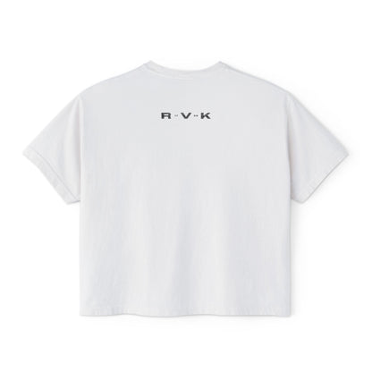 Women's Box Tee - Reykjavík Minimalist Modern Iceland Streetwear